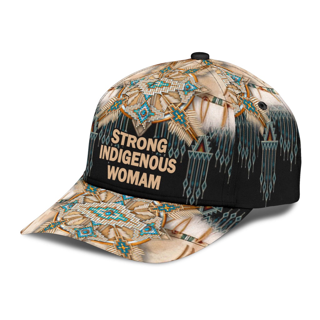 Strong Indigenous Woman Native Heritage Classic Cap For Casual Styling Holiday Travel And Weekend Adventures