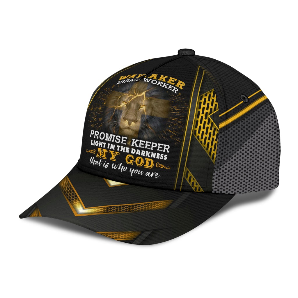 Faith Miracle Worker Lion Classic Cap For Summer Activities Vacations And Comfortable Daily Wear