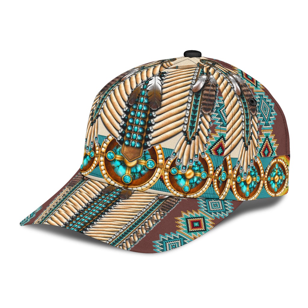 Native Pattern American Heritage Classic Cap For Casual Outfits Vacations And Everyday Styling
