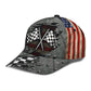 Racing Crack Pattern Motorsport Classic Cap For Beach Days Travel And Relaxed Everyday Outfits