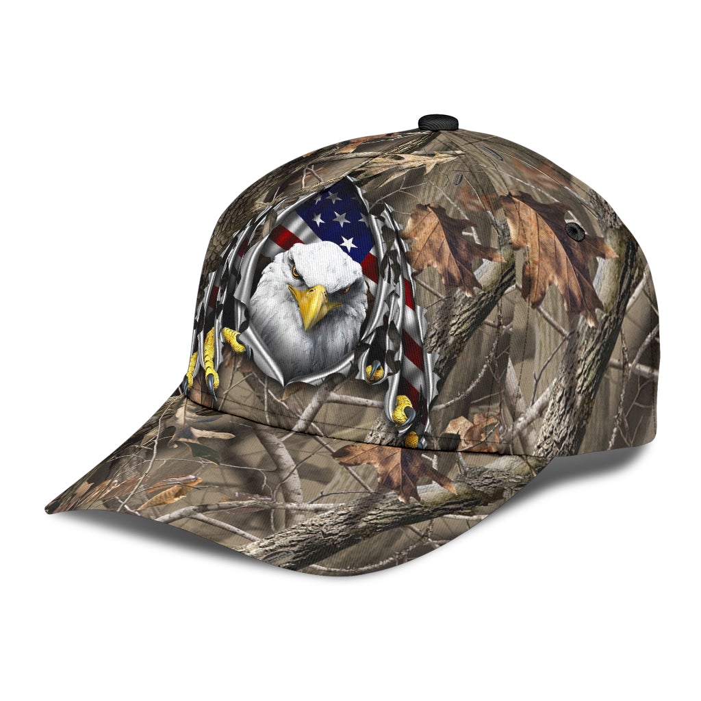 Eagle Camo American Classic Cap For Beach Days Travel And Relaxed Everyday Outfits