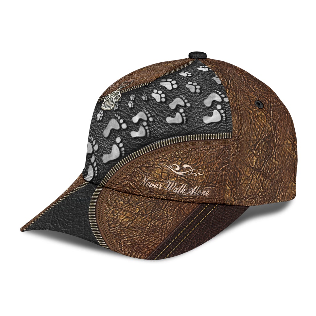 Dog Never Walk Alone Classic Cap For Comfortable Casual Wear Holidays And Outdoor Trips
