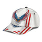 White American Eagle Freedom Classic Cap For Casual Styling Holiday Travel And Weekend Adventures