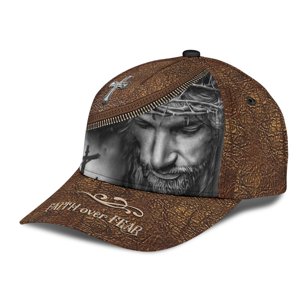 Faith Over Fear Message Classic Cap For Holiday Trips Daily Outfits And Thoughtful Gifting