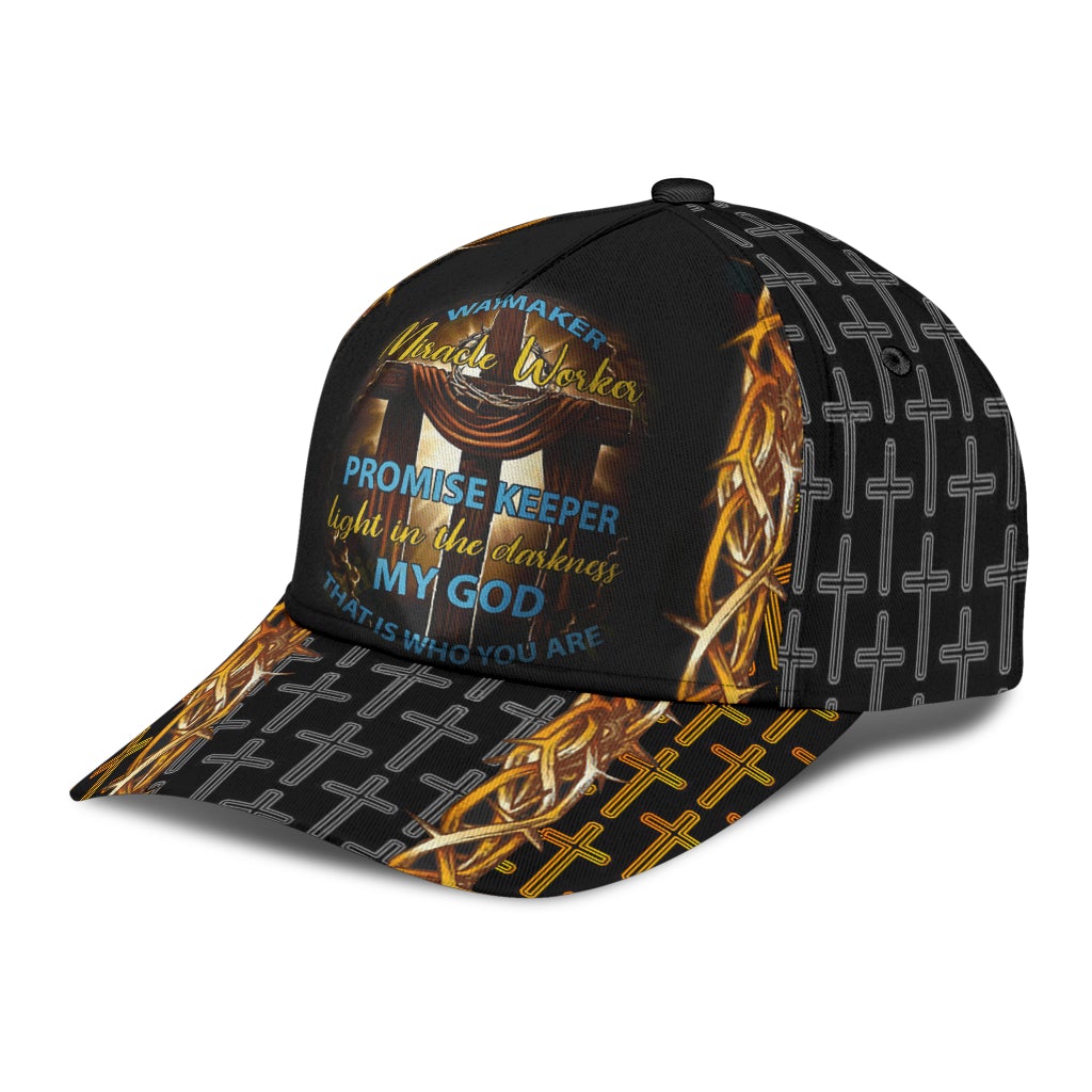Jesus Miracle Worker Faith Classic Cap For Travel Adventures Weekend Wear And Casual Style