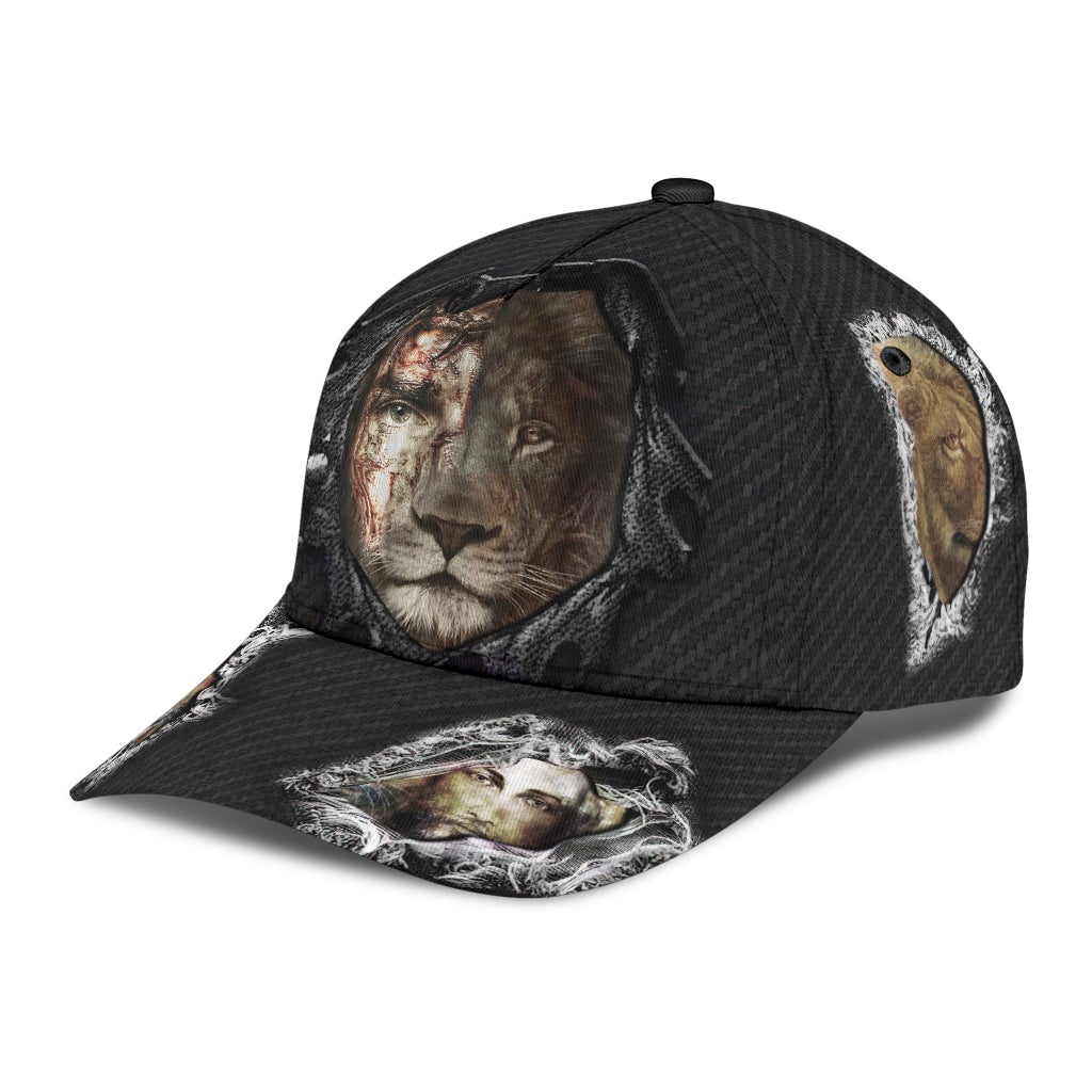 Faith Lion Jean Torn Classic Cap For Relaxed Daily Style Vacations And Festival Wear