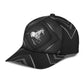Horse Carbon Modern Equestrian Classic Cap For Travel Adventures Weekend Wear And Casual Style