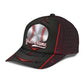 Custom Baseball Silver Pattern Personalized Name Classic Cap For Seasonal Events Outdoor Trips And Everyday Comfort
