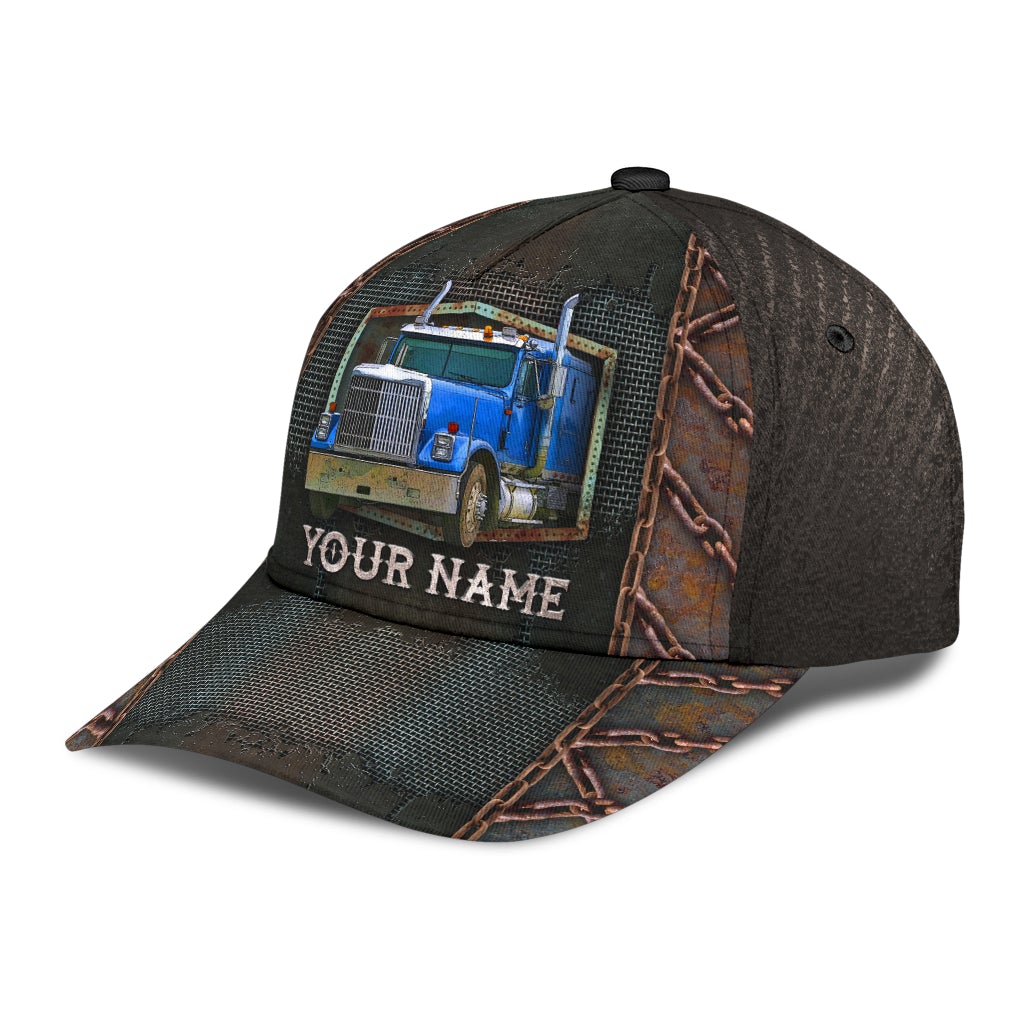 Custom Iron Truck Driver Lifestyle Workwear Classic Cap For Relaxed Daily Style Vacations And Festival Wear