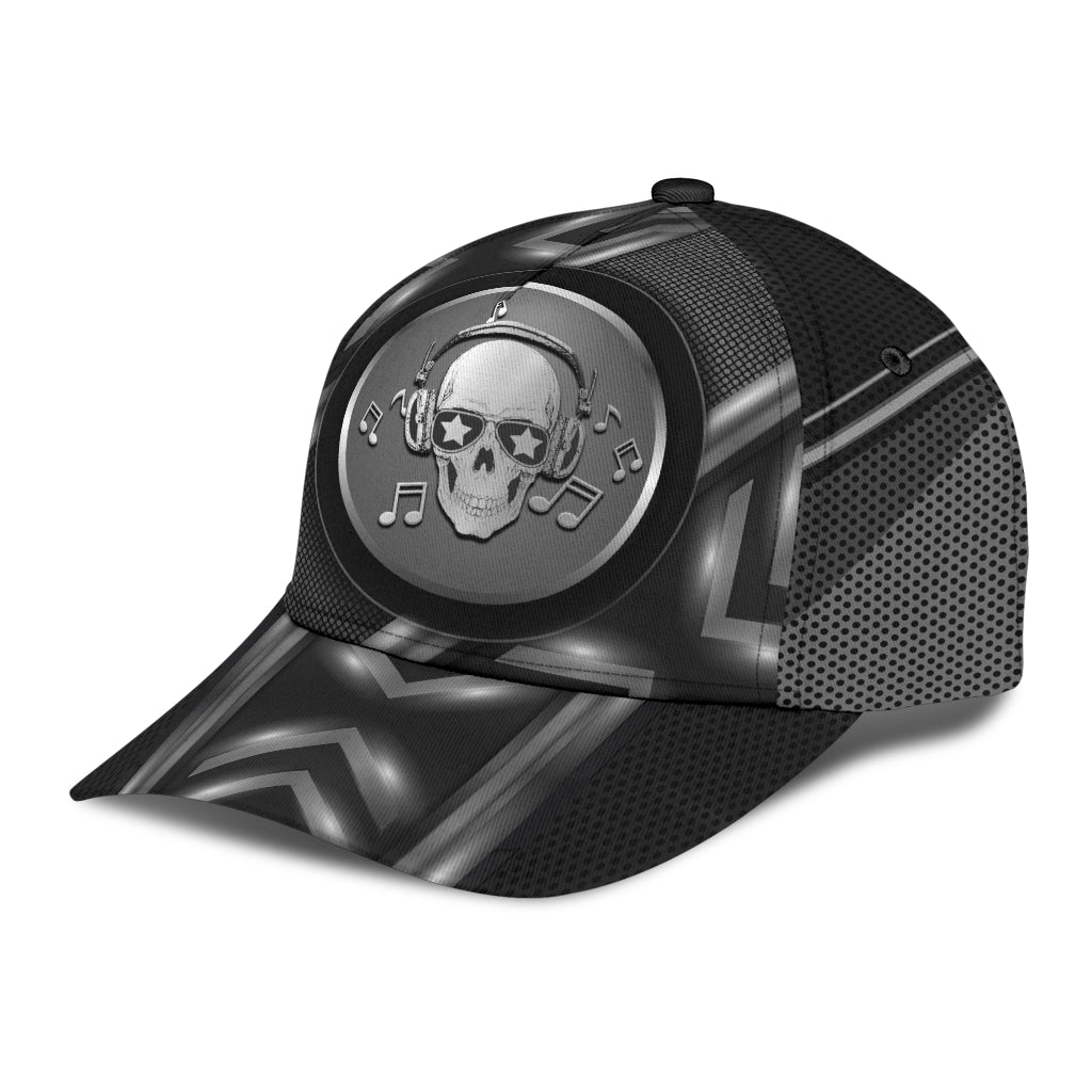 Skull Metal Music Classic Cap For Casual Adventures Parties And Seasonal Styling