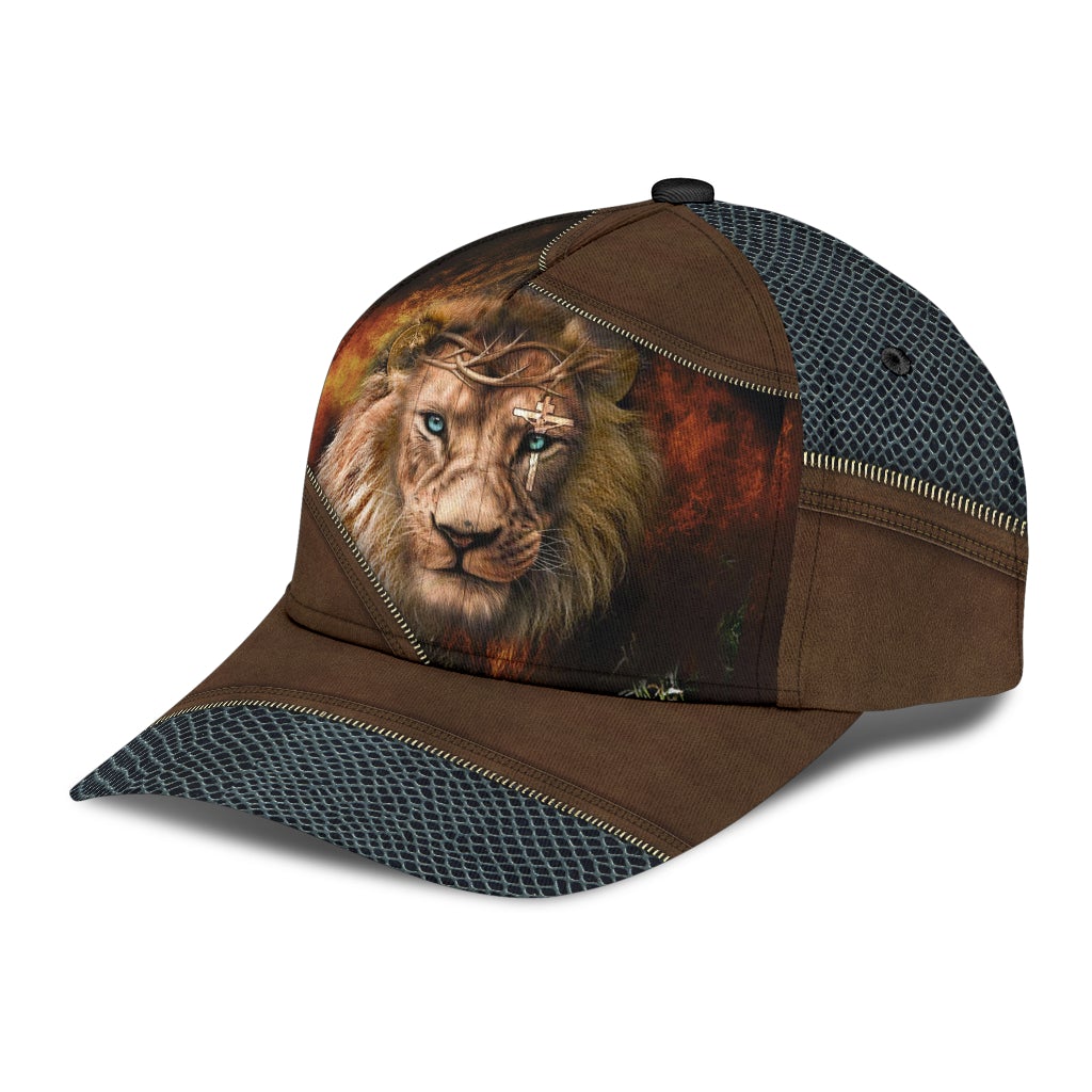 Jesus And Lion Strength Faith Classic Cap For Beach Travel Outdoor Events And Relaxed Casual Wear