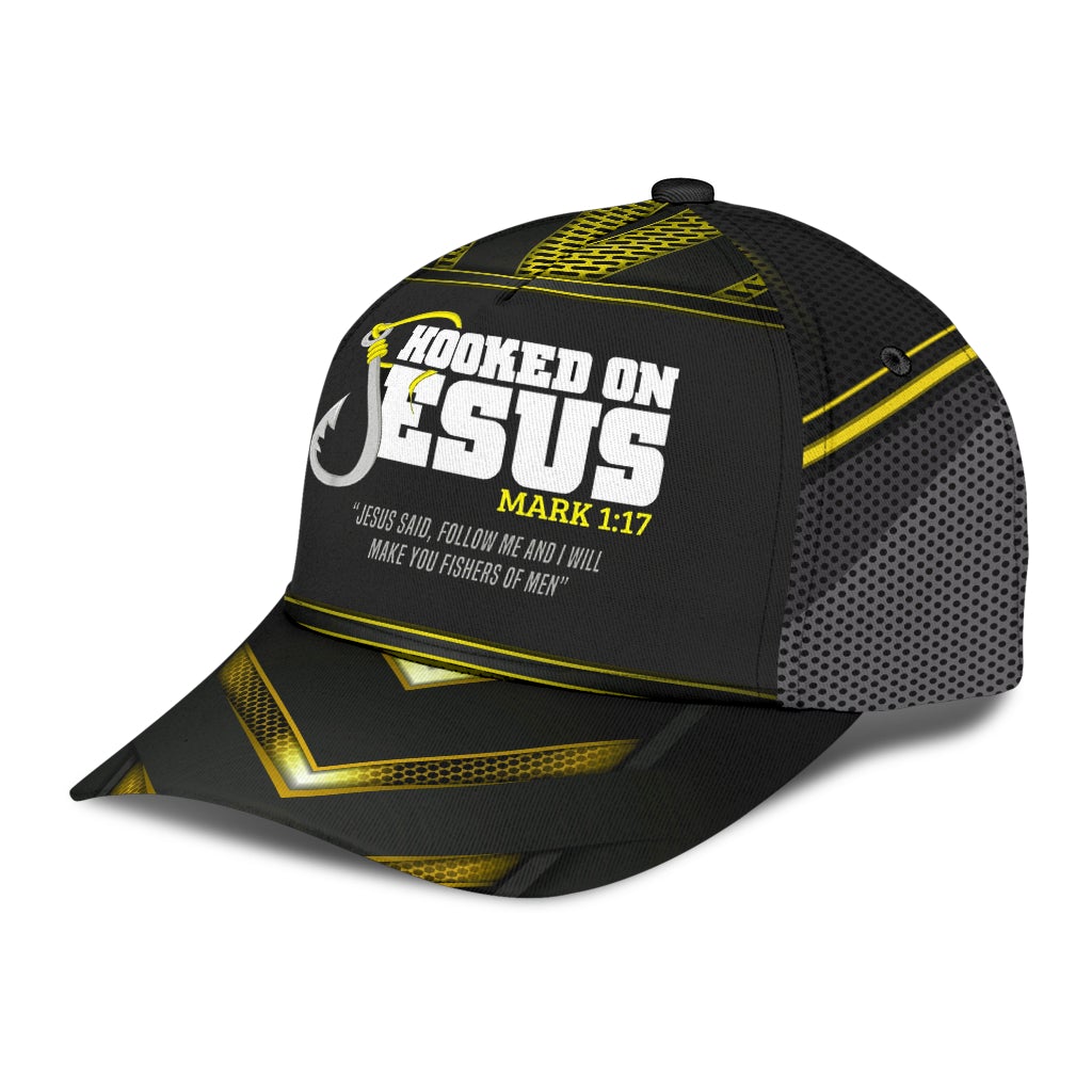 Faith Fishing Hooked Message Classic Cap For Summer Activities Vacations And Comfortable Daily Wear