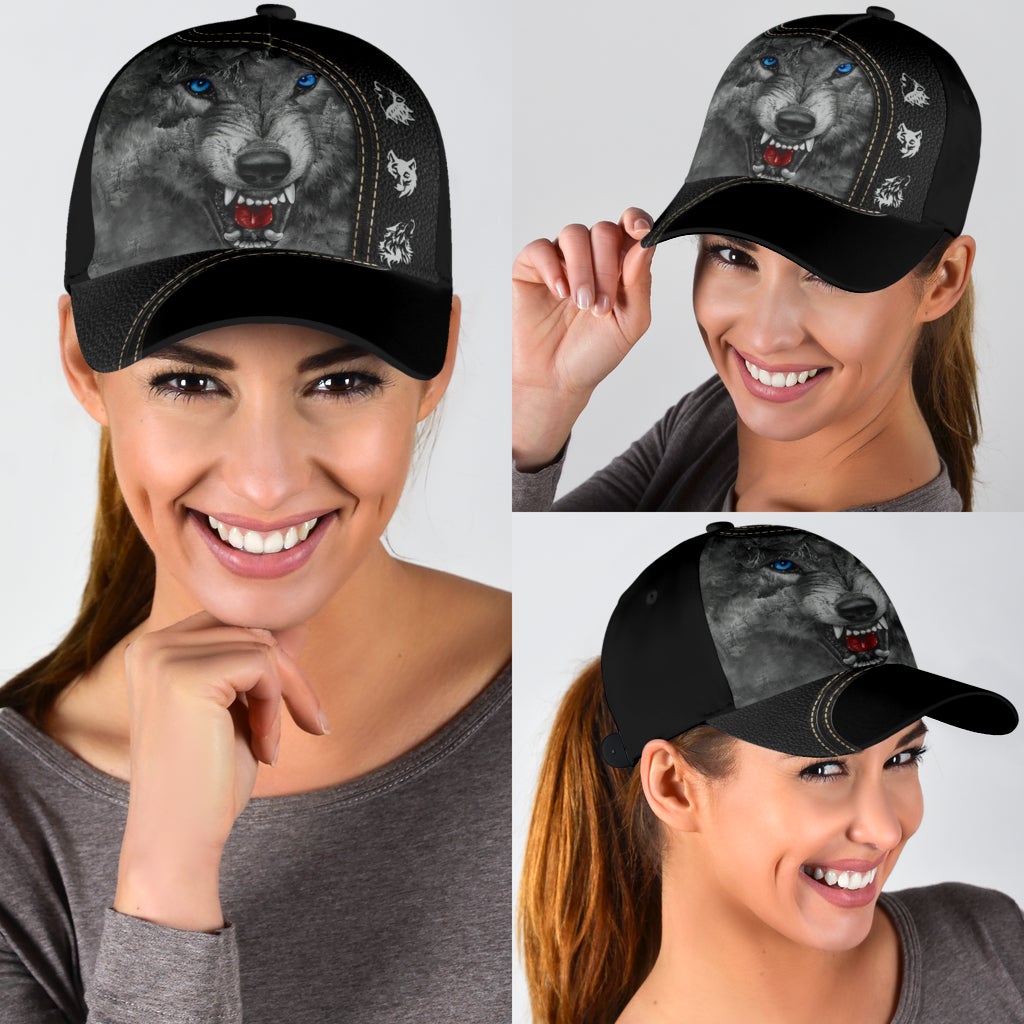 Strong Wolf Wild Spirit Classic Cap For Outdoor Adventures Festivals And Casual Wear