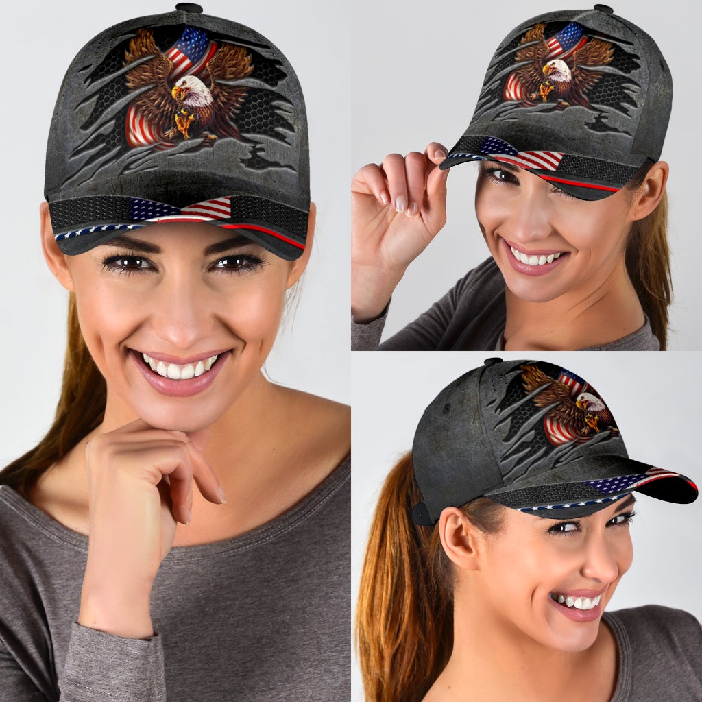 Crack Eagle American Classic Cap For Seasonal Events Outdoor Trips And Everyday Comfort