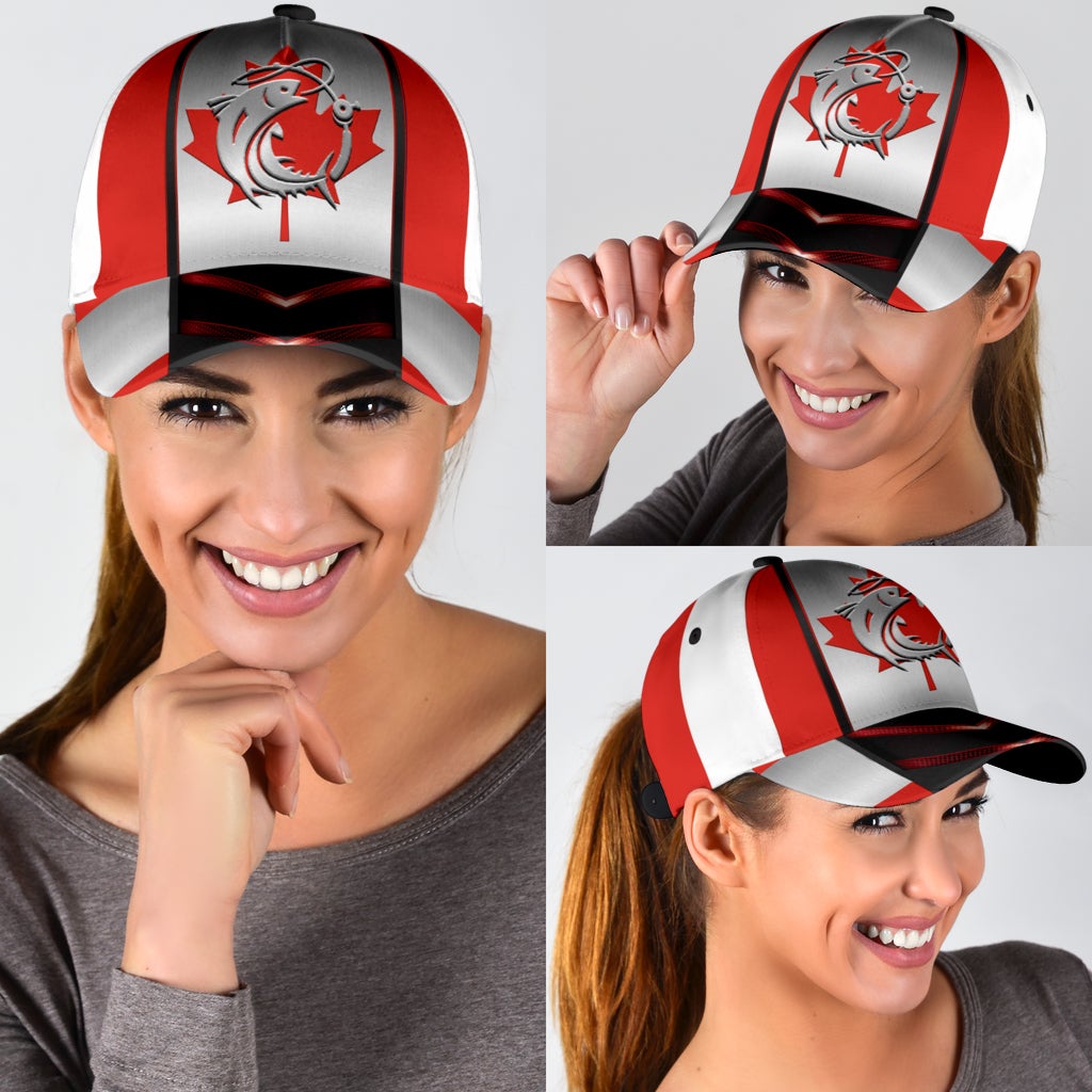Fishing Canadian Outdoor Classic Cap For Weekend Travel Outdoor Events And Casual Outfits