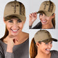 Leopard Faith Cross Classic Cap For Festivals Vacations Outdoor Fun And Daily Comfort
