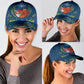 Fox Flower Nature Classic Cap For Outdoor Activities Weekend Trips And Casual Wear