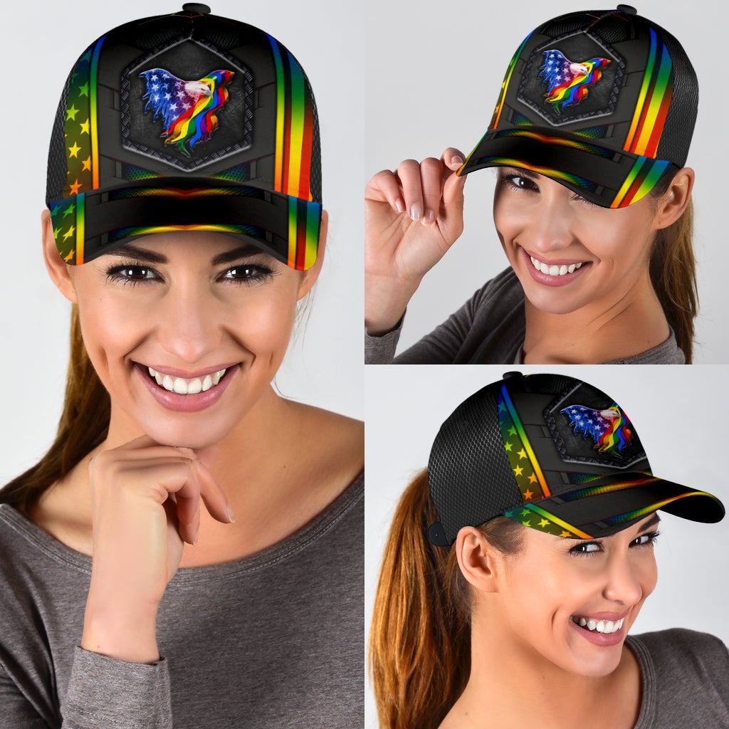 Pride American Eagle Classic Cap For Weekend Travel Outdoor Events And Casual Outfits