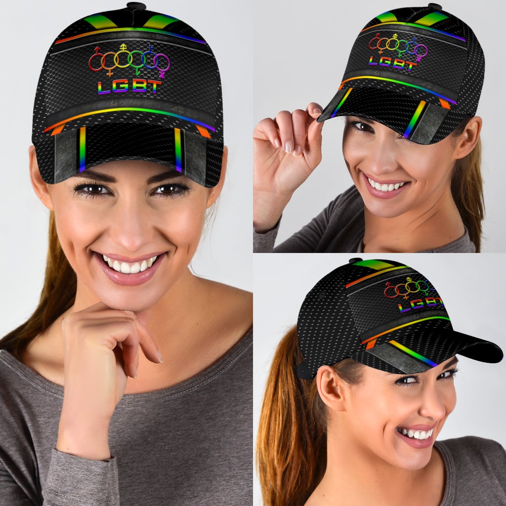 Proud LGBT Pride Equality Classic Cap For Vacations Festivals Parties And Everyday Outfits
