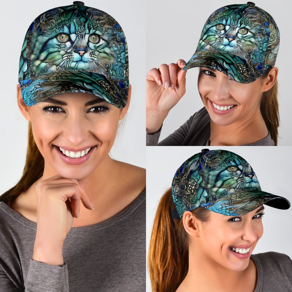 Mystic Cat Fantasy Spirit Classic Cap For Vacation Style Outdoor Activities And Daily Comfort