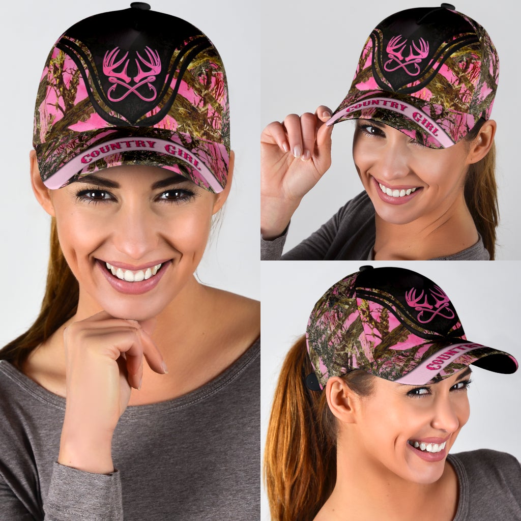 Fishing Hunting Country Girl Classic Cap For Weekend Adventures Festivals And Gift Giving