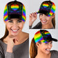 LGBT Heart Polygon Pride Symbol Classic Cap For Weekend Outings Holidays And Thoughtful Gifting