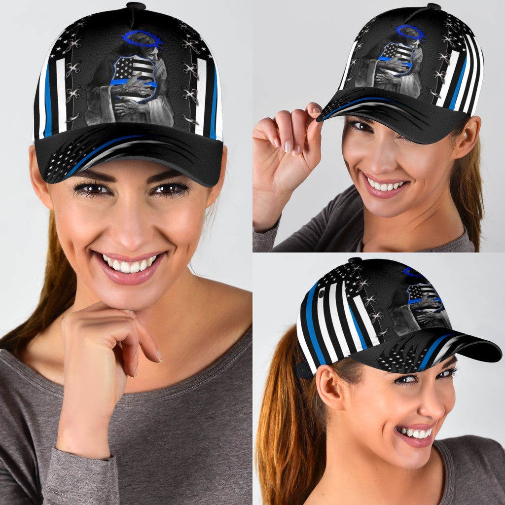 Back The Blue Faith Police Classic Cap For Festivals Holidays And Comfortable Everyday Wear