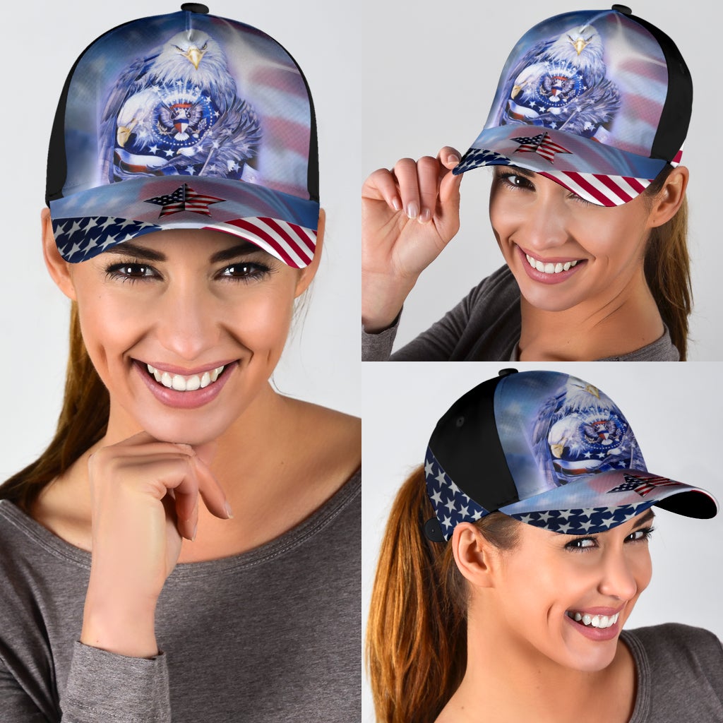 Faith Fear Jesus Motivation Eagle Love American Classic Cap For Comfortable Daily Wear Travel And Weekend Outings