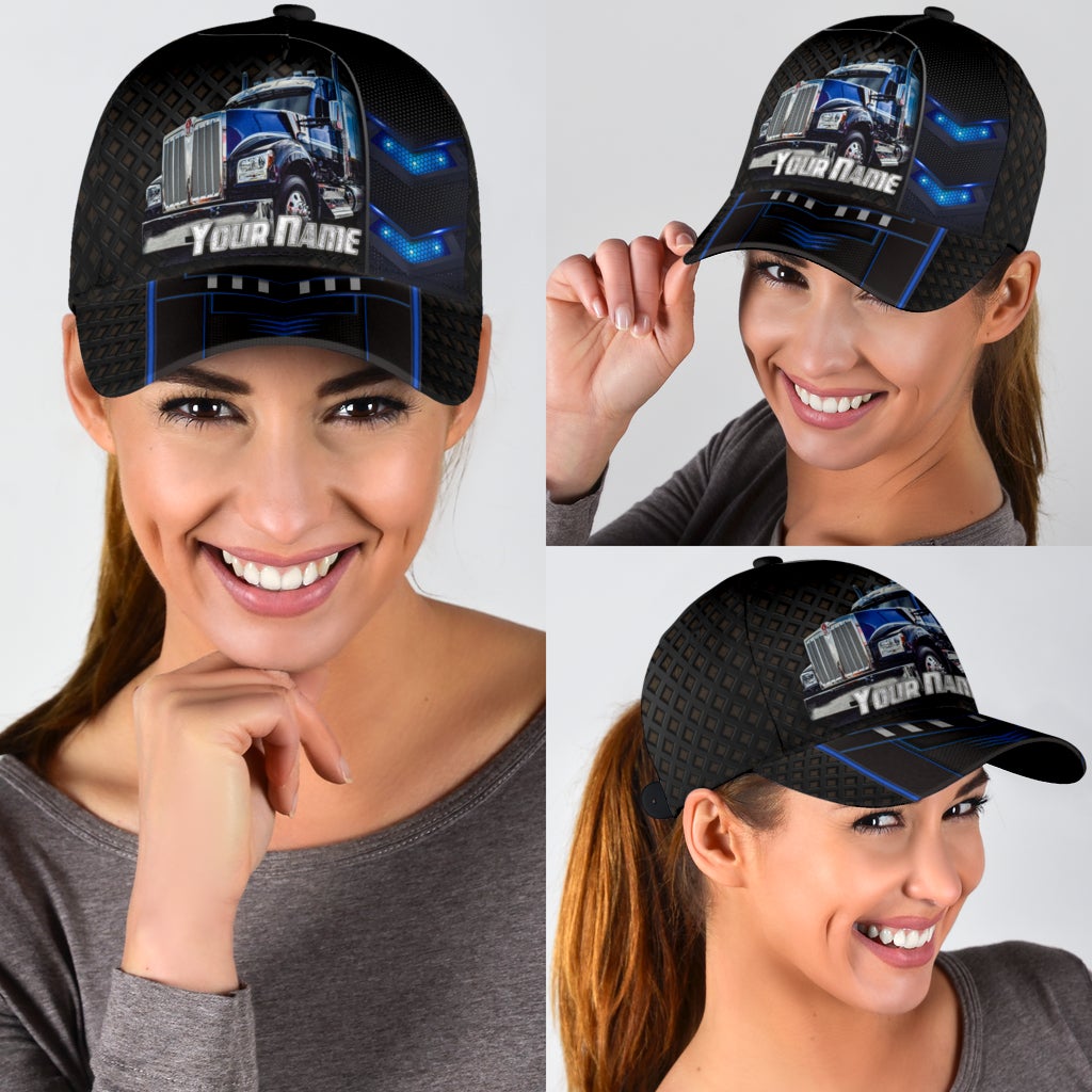Custom Cool Truck Driver Lifestyle Casual Classic Cap For Nature Lovers Travel And Casual Daily Styling
