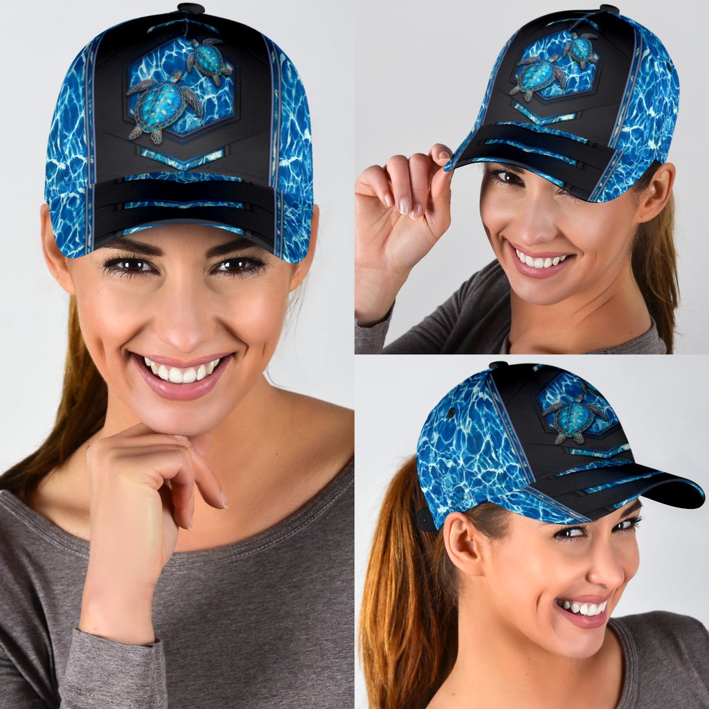 Turtle Lover Ocean Nature Classic Cap For Casual Styling Beach Days And Weekend Adventures