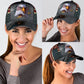 Eagle Proud American Flag Classic Cap For Casual Outfits Vacations And Everyday Styling