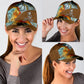 Hippie Let It Be Happy Peace Classic Cap For Everyday Wear Vacations And Seasonal Activities