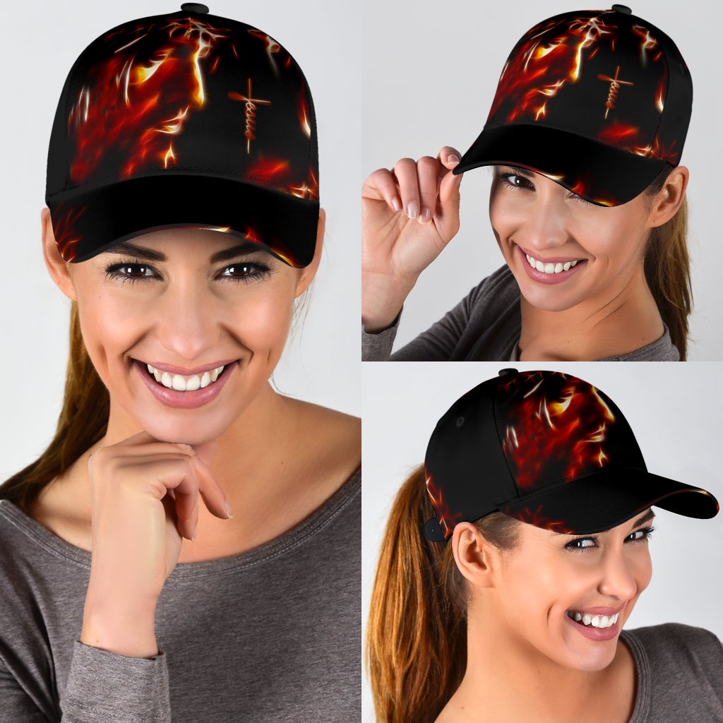 Jesus Red Light Faith Classic Cap For Casual Adventures Parties And Seasonal Styling