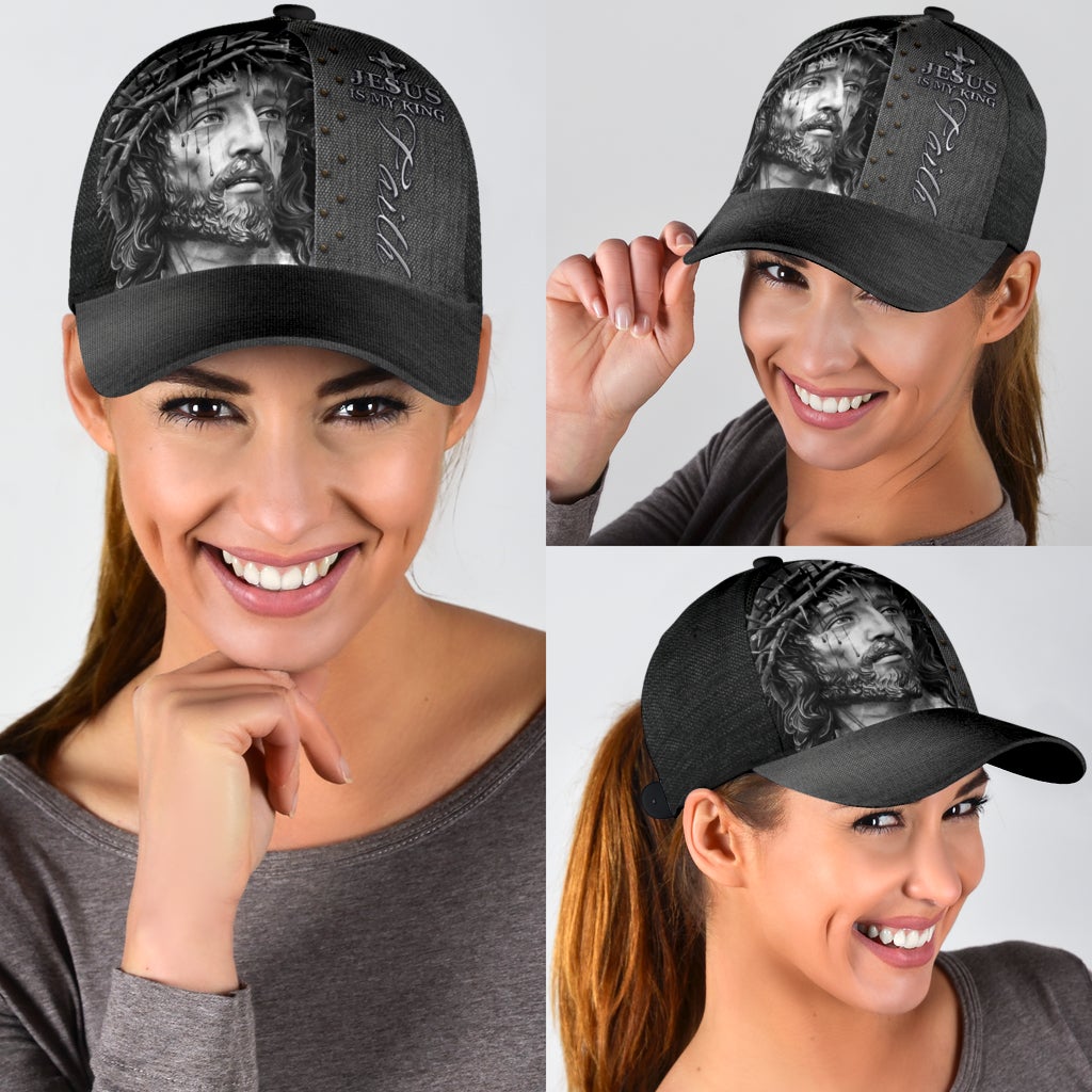 Faith Is My King Classic Cap For Vacation Style Outdoor Activities And Daily Comfort
