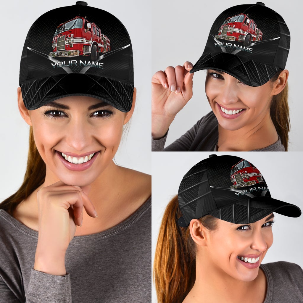 Custom Firefighter Carbon Hero Classic Cap For Coastal Trips Outdoor Activities And Gift Giving