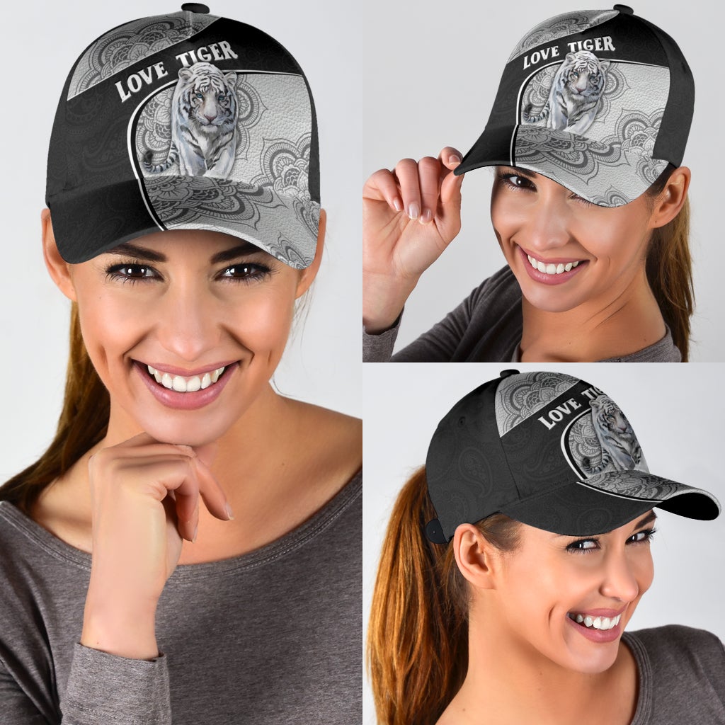 Love Tiger Wild Animal Classic Cap For Outdoor Events Beach Travel And Relaxed Daily Style