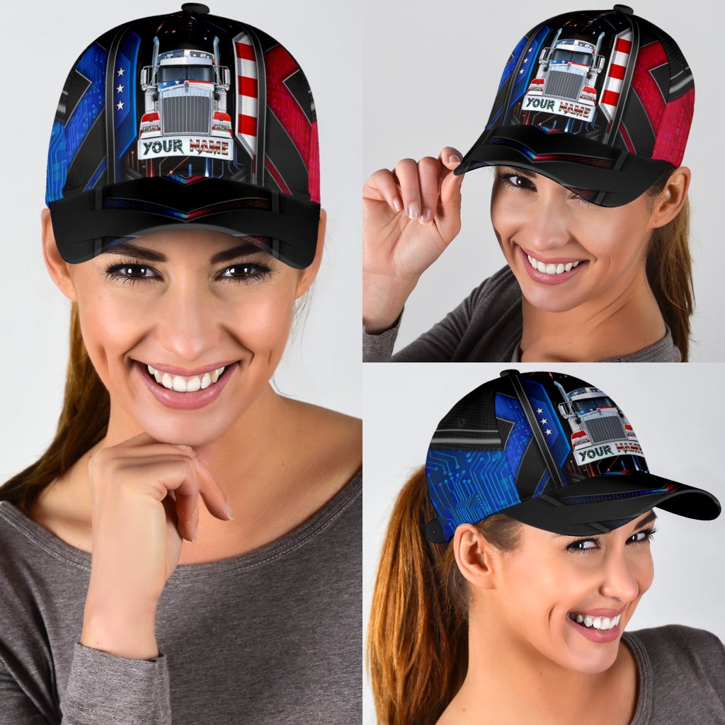 Custom Truck American Electric Classic Cap For Outdoor Travel Parties And Thoughtful Holiday Gifting