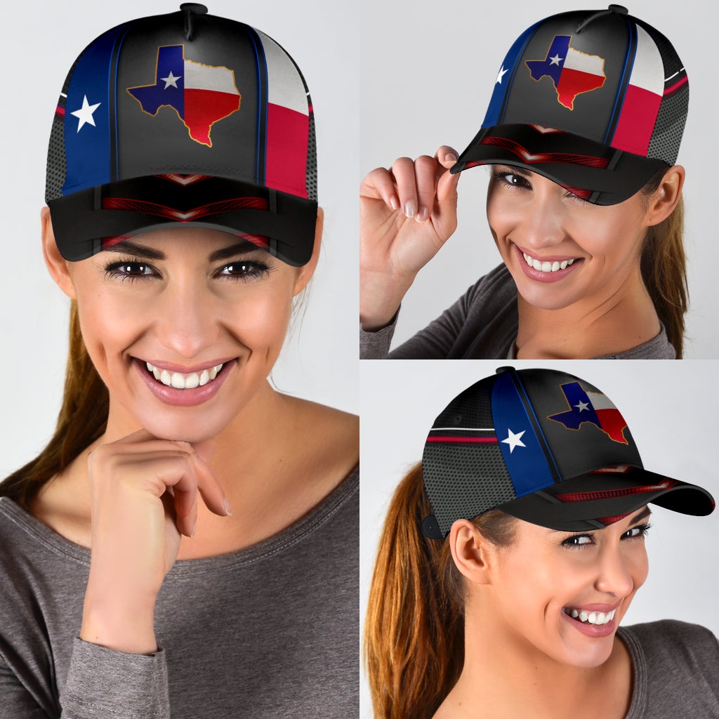 Texas Flag State Pride Classic Cap For Daily Styling Weekend Travel And Outdoor Activities