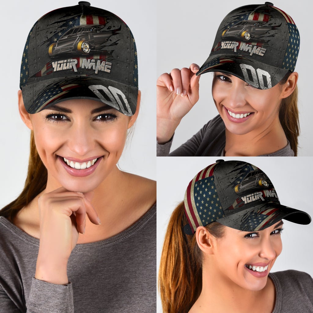 Custom Crack Dirt Racing American Classic Cap For Outdoor Travel Festivals And Relaxed Everyday Wear