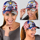 Eagle American Flag Classic Cap For Comfortable Casual Wear Holidays And Outdoor Trips