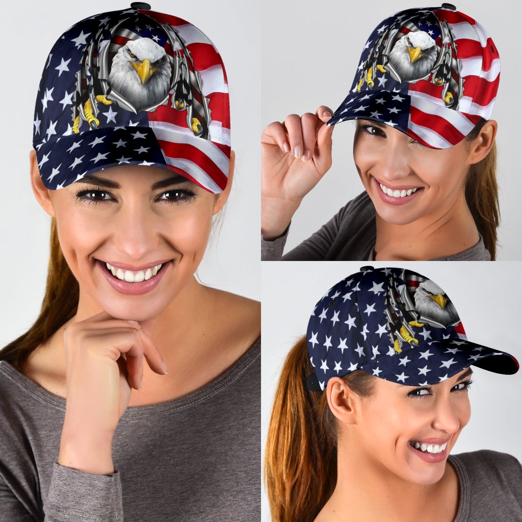 Distinctive Eagle Classic Cap For Daily Comfort Outdoor Fun And Weekend Vacations