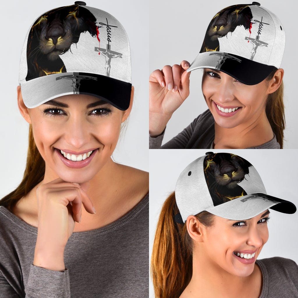 Lion Jesus Faith Strength Classic Cap For Outdoor Travel Parties And Thoughtful Holiday Gifting