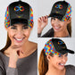 Autism Awareness Carbon Support Classic Cap For Travel Adventures Weekend Wear And Casual Style