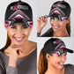 Breast Cancer Warrior Support Classic Cap For Relaxed Daily Style Vacations And Festival Wear