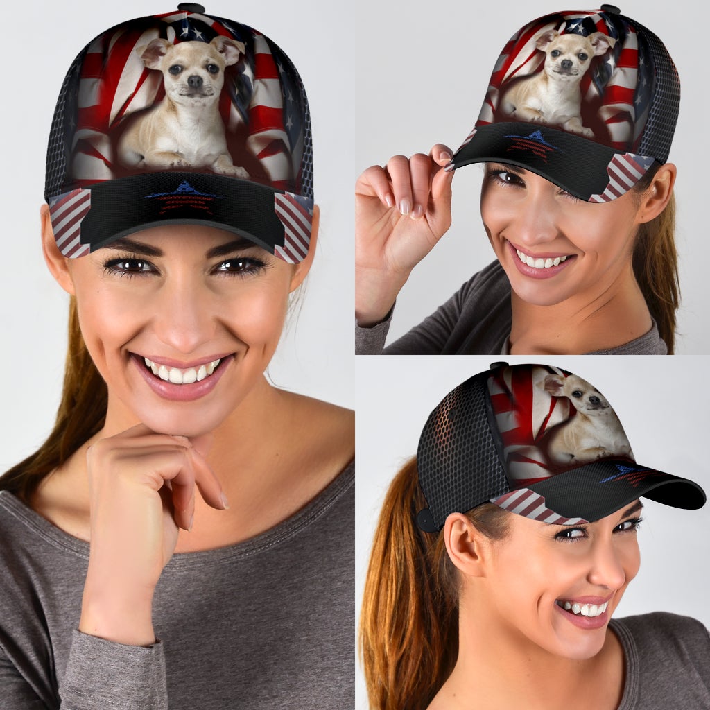 American Chihuahua Cute Dog Classic Cap For Daily Outfits Festivals And Thoughtful Gift Giving