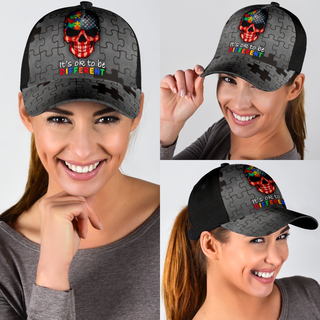 Autism Its Okay To Be Different Classic Cap For Casual Travel Parties And Comfortable Outdoor Wear