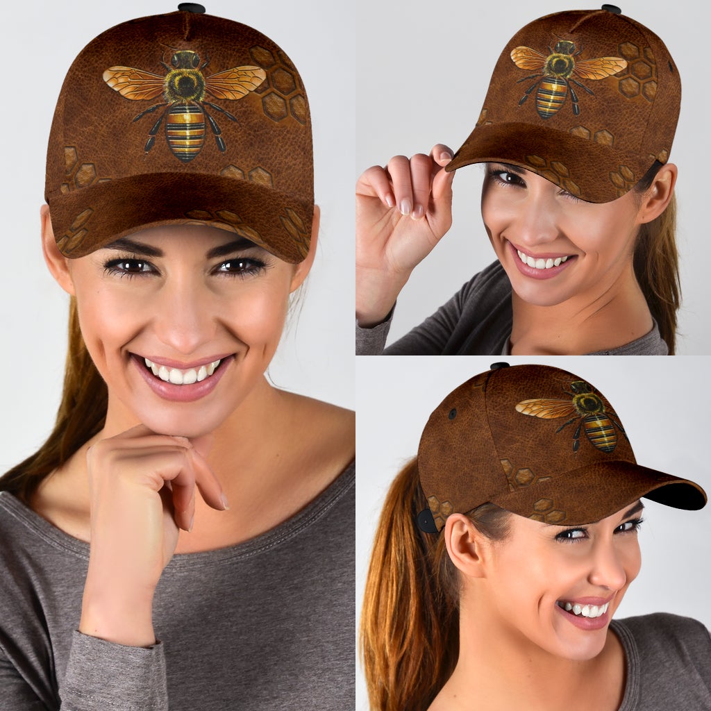 Honey Bee Nature Life Classic Cap For Vacations Festivals Parties And Everyday Outfits