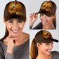 Faith Cross America Flag Classic Cap For Everyday Accessories Festivals And Relaxed Outings