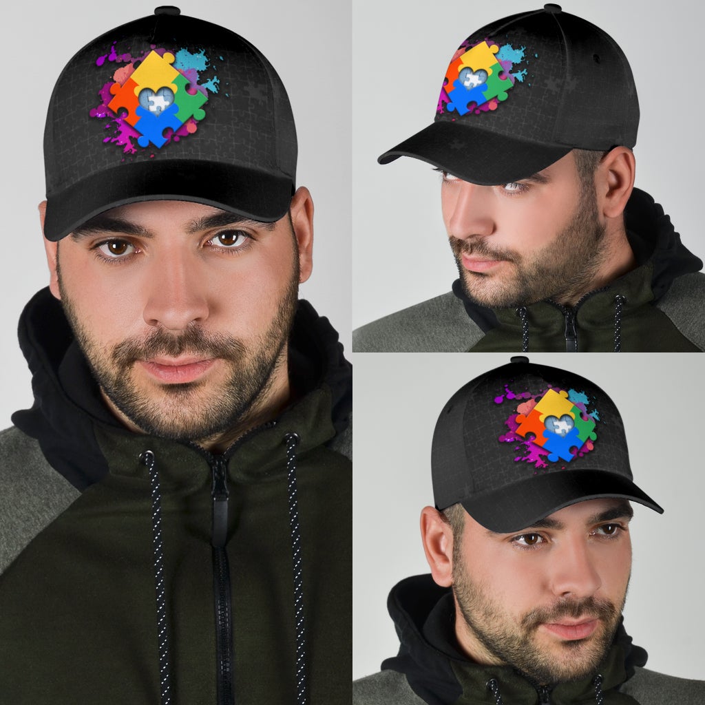 Autism Be Kind Awareness Support Classic Cap For Outdoor Events Beach Travel And Relaxed Daily Style