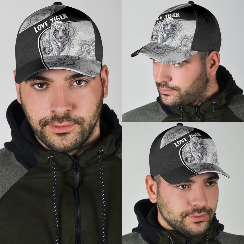 Love Tiger Wild Animal Classic Cap For Outdoor Events Beach Travel And Relaxed Daily Style